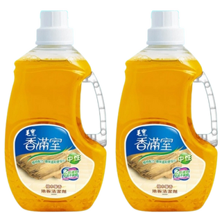 毛寶 香滿室 中性地板清潔劑, 清新香氣, 免刷免洗, 不留擦痕, 2kg, 2瓶
