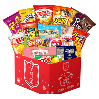 Ggagganara 零食王國 救世軍15種餅乾禮盒組, 綜合餅乾, 1組