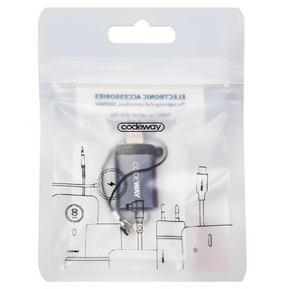 CODEWAY USB A 轉 Lightning OTG 轉接頭, 32mm, 1個, 灰銀色