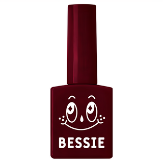 BESSIE 七彩系列 美甲凝膠, R06 深紅色, 11ml, 1瓶