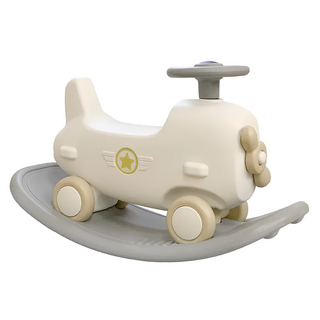 Jane&Nini Toy 多功能搖馬 1歲以上適用 米白色 + 灰色, 1盒