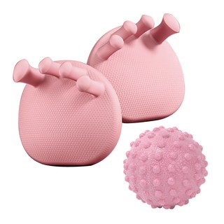 足弓訓練器 + 凸點筋膜球 1組 粉色 舒緩疲勞 改善腿型