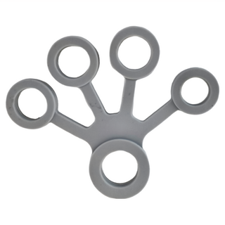 感恩使者 手指外張訓練器 康復初期適用 矽膠材質, 淺灰色, 1個