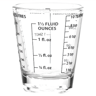 ibili 迷你四刻度量杯 35ml, 1個, Clear