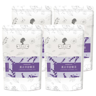 午茶夫人 薰衣草舒眠茶包, 含維生素C 養顏美容 無咖啡因, 2g, 10包, 4袋