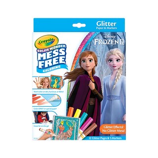 Crayola 繪兒樂 神彩著色套裝 冰雪奇緣 閃亮版, 5色, 1組