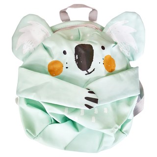 艾米購物 兒童背包 300g 綠無尾熊 輕巧可愛 可調節肩帶 兒童適用, 1個