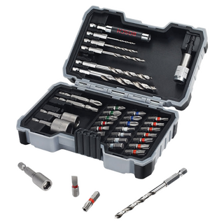 BOSCH 博世 台灣公司貨 35件鐵工鑽頭&起子頭套裝組, 1組