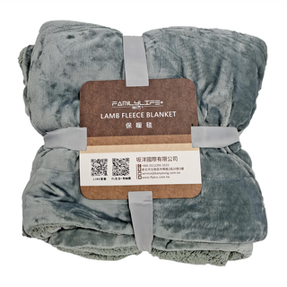 FAmILyLIFE 生活 日式簡約雙面複合特重保暖毯