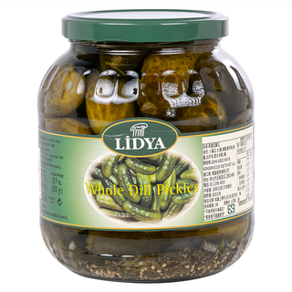 LIDYA 蒔蘿醋漬酸瓜, 1600公克, 1.7L, 1罐