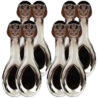 汪汪隊立大功 不鏽鋼造型湯匙 2入組, 2入, 4包, 銀色