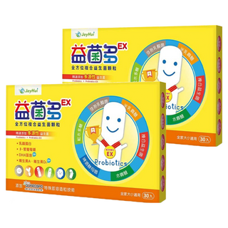 JoyHui 佳悅 益菌多 BC198芽孢乳酸菌 Set 添加DHA藻油 含維生素A 即溶顆粒, 90g, 2盒