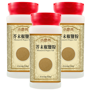 小磨坊 芥末椒鹽粉, 420g, 3瓶