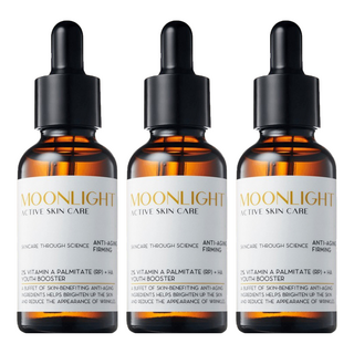 MOONLIGHT 莯光 2%維生素A抗老緊緻精華液 30ml 緊緻彈潤 撫平細紋, 3瓶