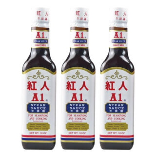 A1 紅人 牛排醬 不含防腐劑, 280g, 3瓶