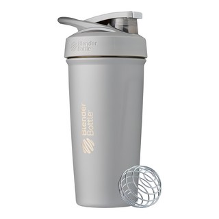 Blender Bottle Sleek SS 按壓式不銹鋼搖搖杯, 質感灰, 740ml, 1個
