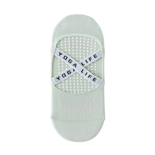 NICOFUN 愛定做 交叉彈力帶止滑襪 女襪 FYK24YOGA02 40g 2雙