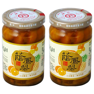 江記 蔭鳳梨, 古法釀造, 風味深蘊, 350g, 2罐