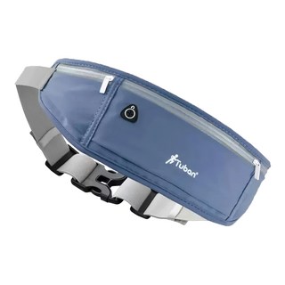 MICHAEL FITNESS 麥克健身 三口袋運動腰包-藍色, 跑步/健身/出行適用, 48 x 11.5cm 腰圍65~120cm, 1個