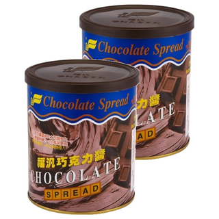 福汎 巧克力醬，不含防腐劑，不含膽固醇，奶素可食，即可食用，烘焙調理專用, 900g, 2罐