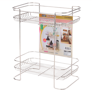 皇家 歐式收納架 2層, 1個, 銀色