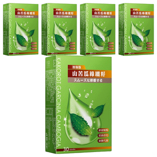 Tsuie 日濢 山苦瓜綠纖籽膠囊 加強版, 支持消化道健康，調節生理機能，保持活力, 30顆, 500mg, 5盒