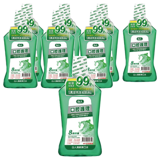 T.KI 白人 清新漱口水 720ml, 8瓶