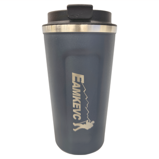 EAMKEVC 伊凱文 不鏽鋼隨手咖啡杯 510ml 密封設計 防漏水 可保溫六小時, 灰色, 1個