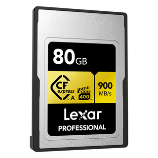 Lexar 雷克沙 CFexpress Type A Professional 記憶卡 80GB 高速讀取900MB/s 專業攝影適用, 1個
