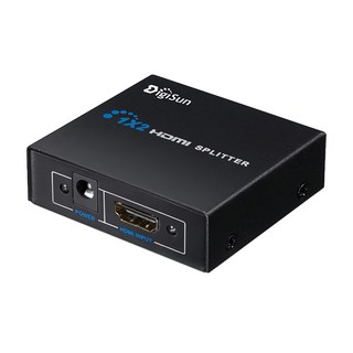 DigiSun 得揚 VH612 3D HDMI 一進二出影音分配器, 支援1080P高清解析度, 1台