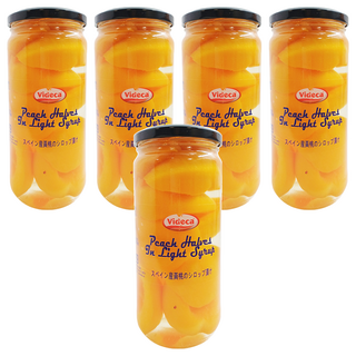 Videca 維德卡 特級切片水蜜桃 西班牙產, 400g, 5罐