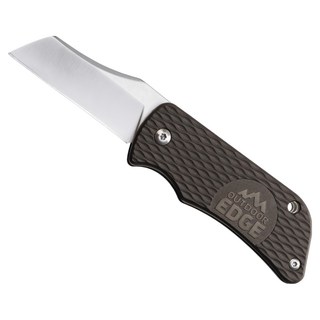 OUTDOOR EDGE swinky多功能edc折刀，附背夾輕巧便攜，露營必備, 1入, 黑色 (handle)