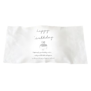 橫式掛布 森系生日背景布, 寬100*高40公分, 1個