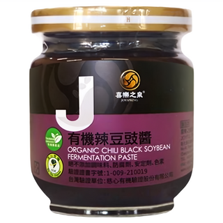 JOYSPRING 喜樂之泉 有機辣豆豉醬 180g, 1罐