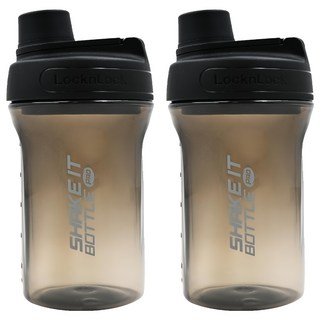LocknLock 樂扣樂扣 Proshaker 運動搖搖杯 黑色, 650ml, 2個
