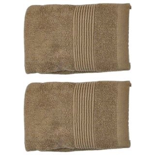 ONE&ONE 慶峯棉業 台灣製飯店級雙股厚毛巾 2條, 咖啡色, 2組