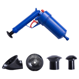 氣壓式管道疏通器 Set, 專利設計，4 個配件, 28 x 27cm