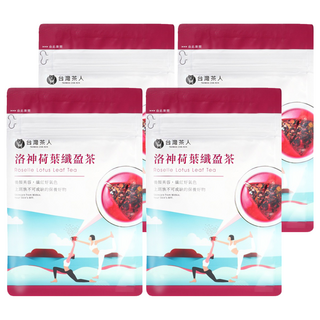 台灣茶人 洛神荷葉茶 Set 微酸滋味 冷熱皆宜, 3.3g, 10入, 4袋