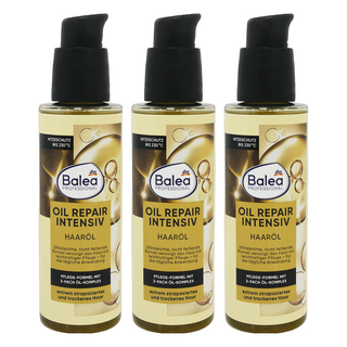 dm Balea 芭樂雅 PROFESSIONAL OIL REPAIR INTENSIV HAAROL 摩洛哥堅果護髮油 100ml, 3瓶