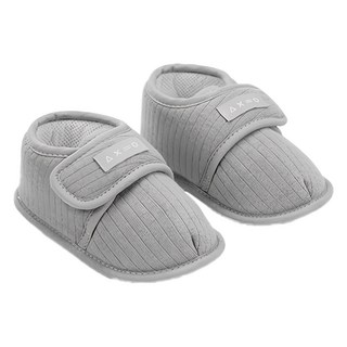 KU.KU Duckbill 酷咕鴨 PLUS竹纖羅紋學布鞋 XL 山系灰 寶寶學步鞋