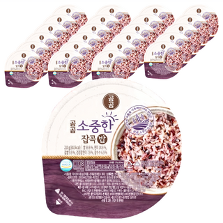 gomgom 即食五穀雜糧飯 210g 方便即食、營養豐富 多種穀物一次滿足, 24個