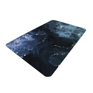 FAmILyLIFE 生活 硅藻泥快速吸水防滑腳踏墊 720g, A-087-01 藍色狂想