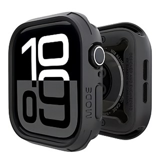 Elkson Quattro 3.0 軍規級防水耐震保護殼 Apple Watch 邊框, Apple Watch Series 10 46mm, 神秘黑, 1個