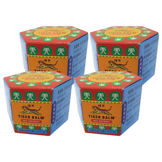 TIGER BALM 虎標 萬金油 紅, 10g, 4罐