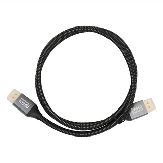 POLYWELL 寶利威爾 DP40 16K鋁合金編織線 8K60 4K240 PW15-W46-K110, 1m, 1條