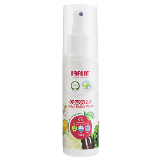 FARLIN CLEAN2.0 濃縮蔬果奶瓶清潔精, 100ml, 中性配方溫和不傷手, 1瓶