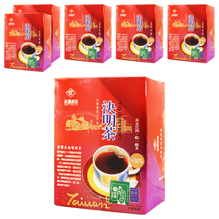 永發茗茶 冷泡決明茶, 台灣製茶八十年, 袋茶 16入, 4.6g, 16包, 6盒