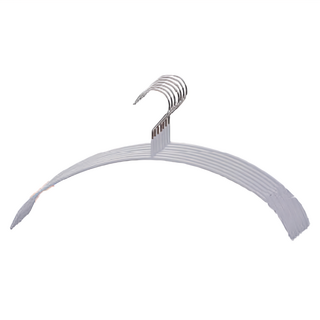 Axis 艾克思 高荷重乾濕兩用防滑超輕巧衣架7入組 - PVC塑膠+鐵製 42x22公分, 星空銀, 1組