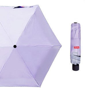 tin.o.o 好傘王 手開傘系 電光瑜珈傘 紫色 輕巧收納 防曬降溫 3M反光條