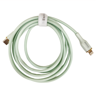 biaze 畢亞茲 蘋果27W液態矽膠快充線 Type-C to Lighting, 1.5m, 綠色, 1條